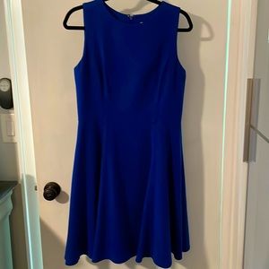Eliza J Fit and Flare Royal Blue Dress size 10